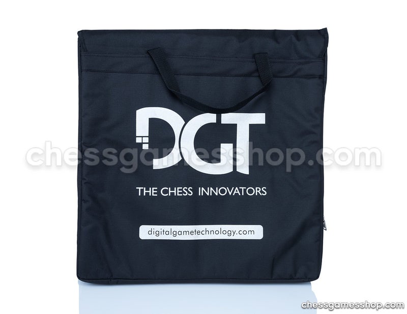 DGT Chess Carrying Bag BLACK for board, pieces, clock and accessories - suitable for e-boards or GO game to - BLACK - Image 2